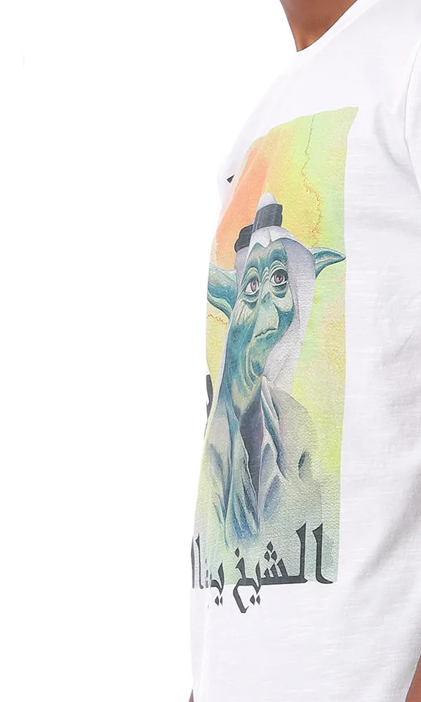 54084 Star Wars Round Neck White T-shirt