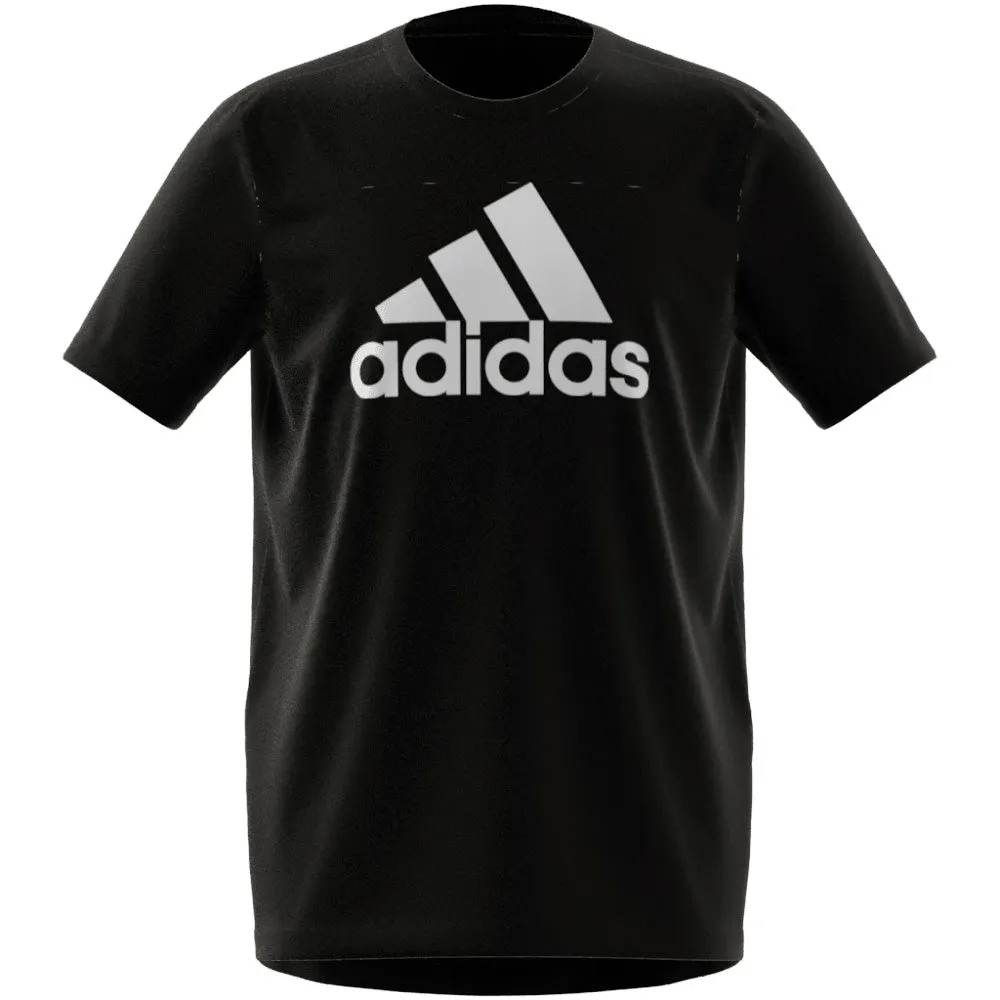 ADIDAS BOS BASICS KIDS BLACK/WHITE T SHIRT