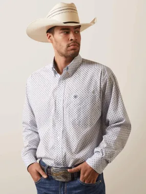 Ariat 10043806 Mens Wrinkle Free Asher Classic Fit Shirt White