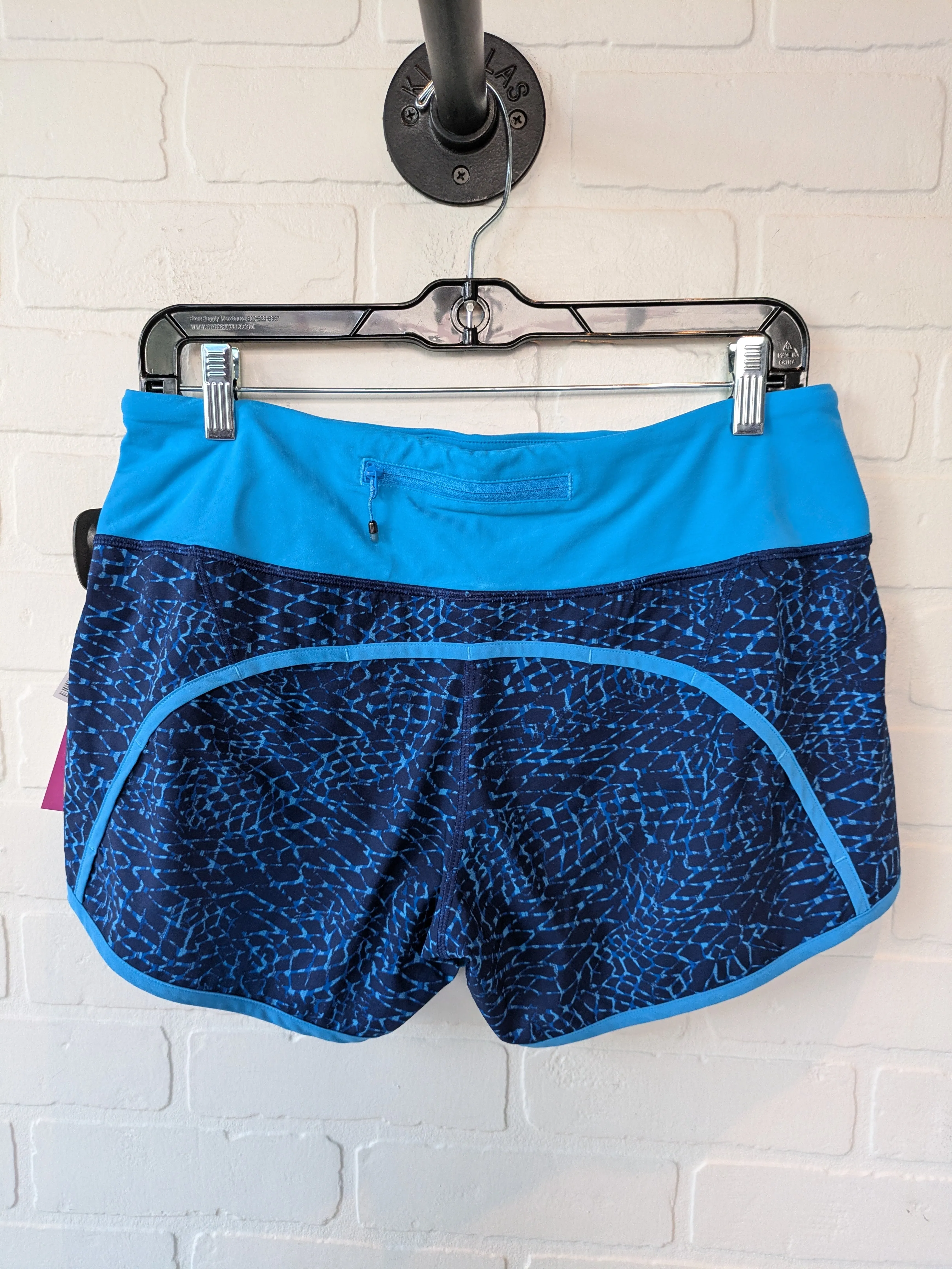 Athletic Shorts By Lululemon In Blue, Size: 6