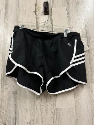 Black Athletic Shorts Adidas, Size L