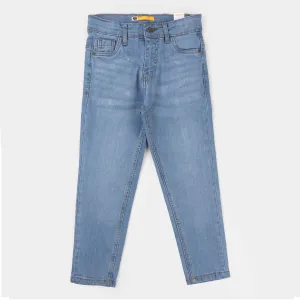 Boys Denim Pant Basic  - L-Blue