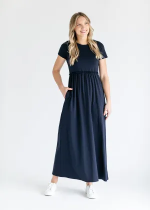 Brie Short Sleeve Maxi Dress - FINAL SALE