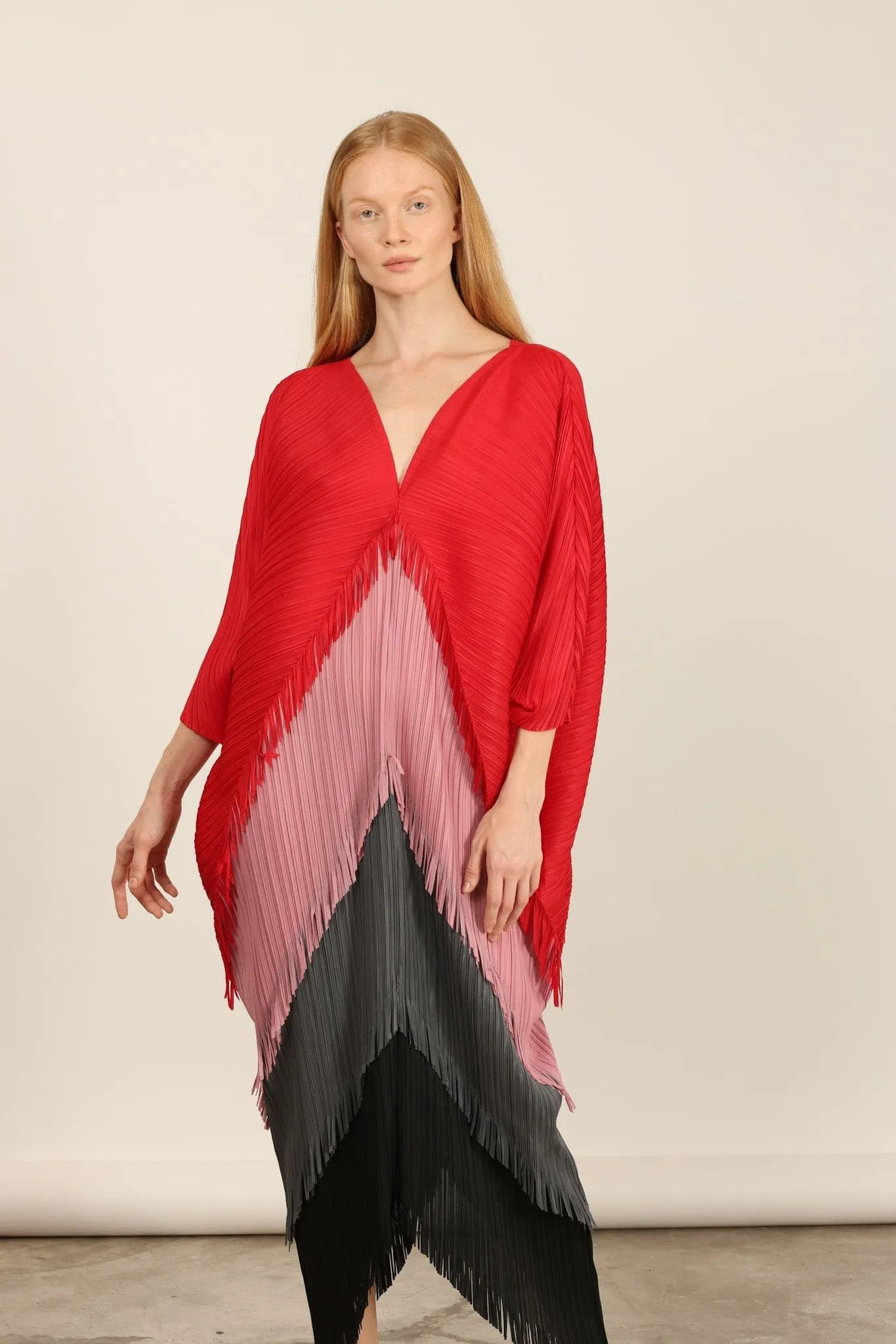 CAFTAN PLEATED DRESS MARA KAFTAN