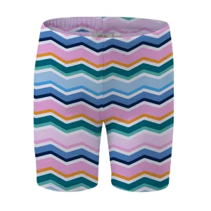 Chevron Wave LONG Swim Shorts