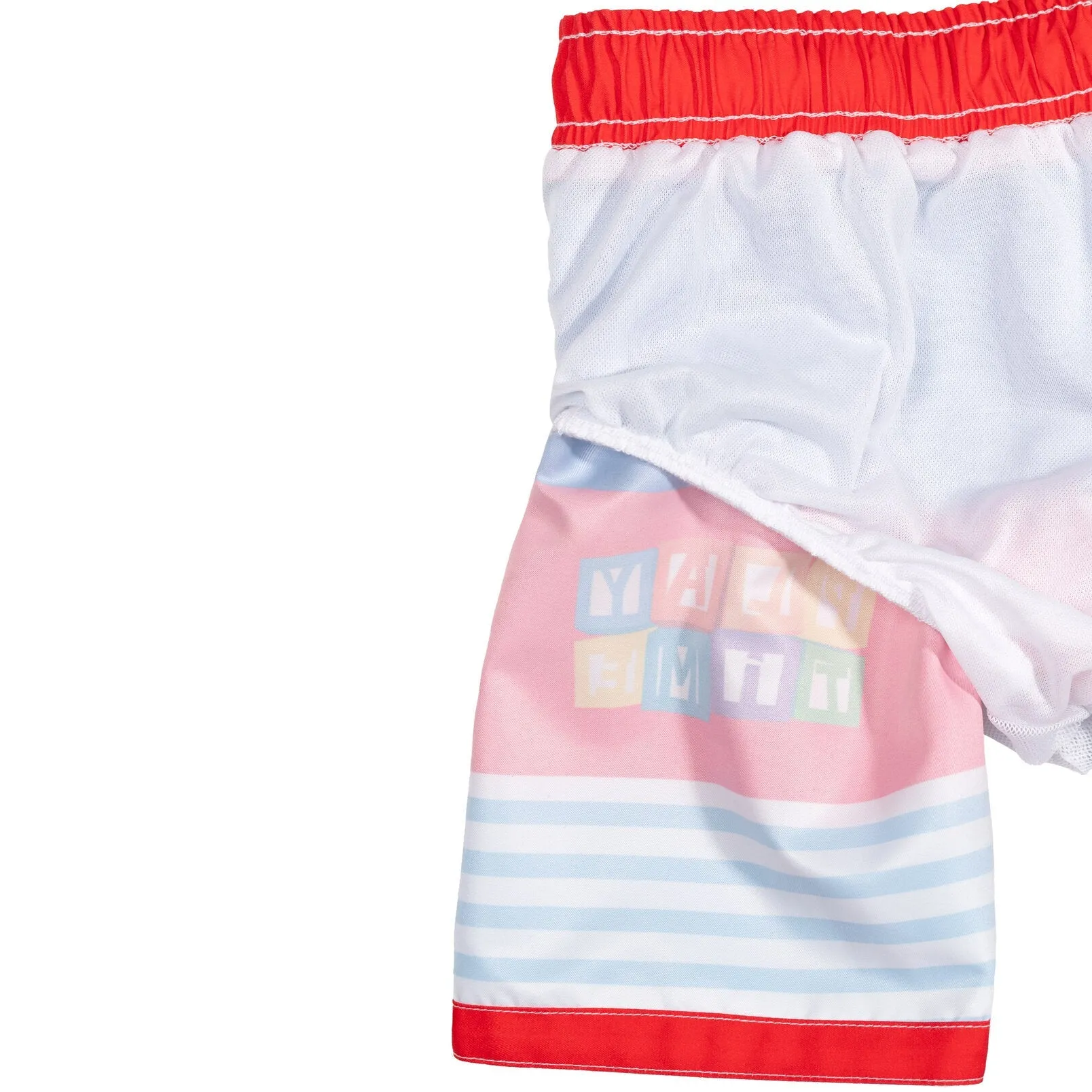 CoComelon Cocomelon JJ UPF 50  Rash Guard Swim Trunks Outfit Set