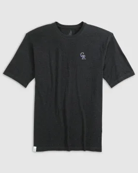 Colorado Rockies Heathered Spencer Cotton T-Shirt