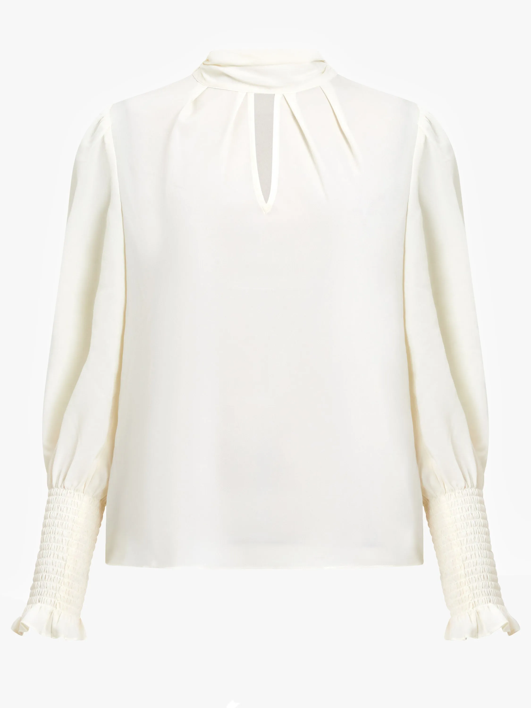 Crepe Light Keyhole Top