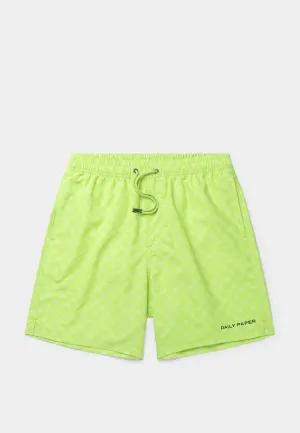 Daily Paper Kato Monogram Swimshorts Daiquiri Green