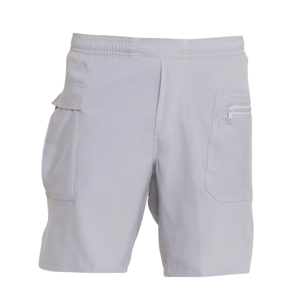 Equipe Men's TECH-DRY Athletic Shorts Light Grey