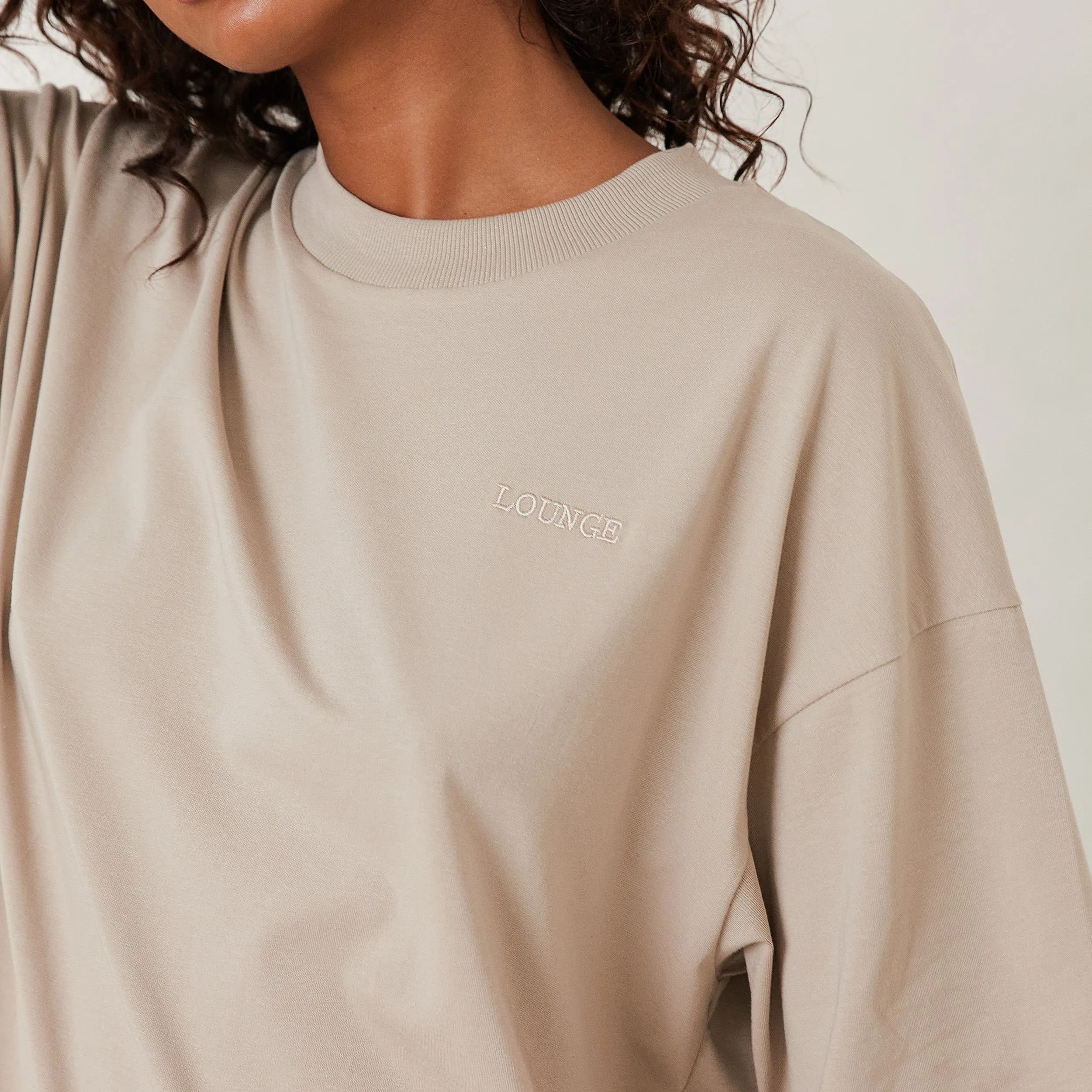 Essential Oversized T-shirt - Oat