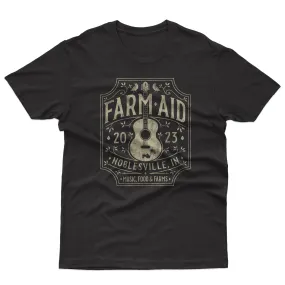 Farm Aid 2023 Label Tee – Black