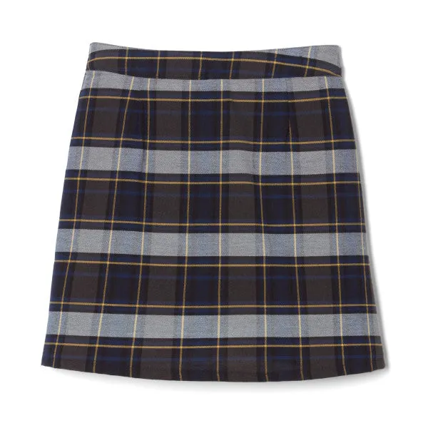 Girl French Toast Skort | Blue Gold Plaid