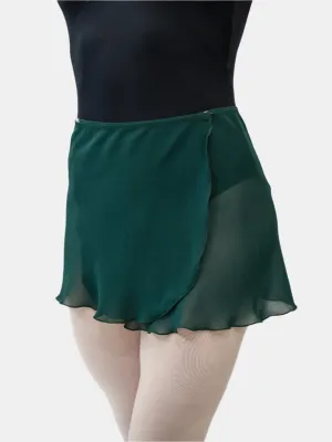 Green Wrap Short Dance Skirt MP301