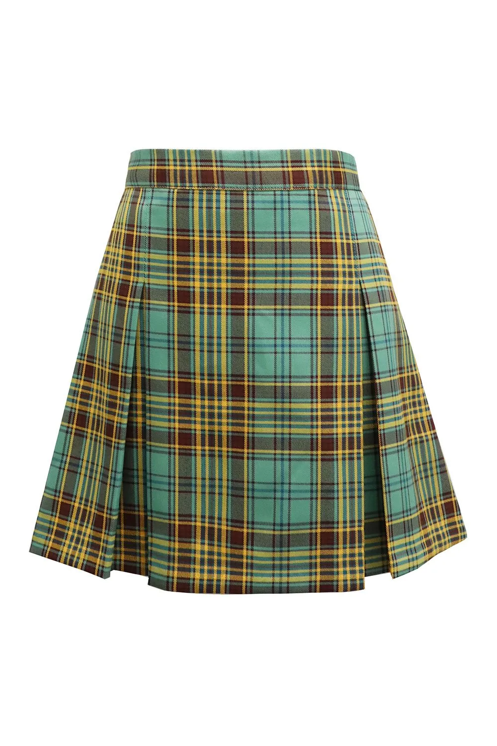 Joy Tartan Check Pleated Skirt