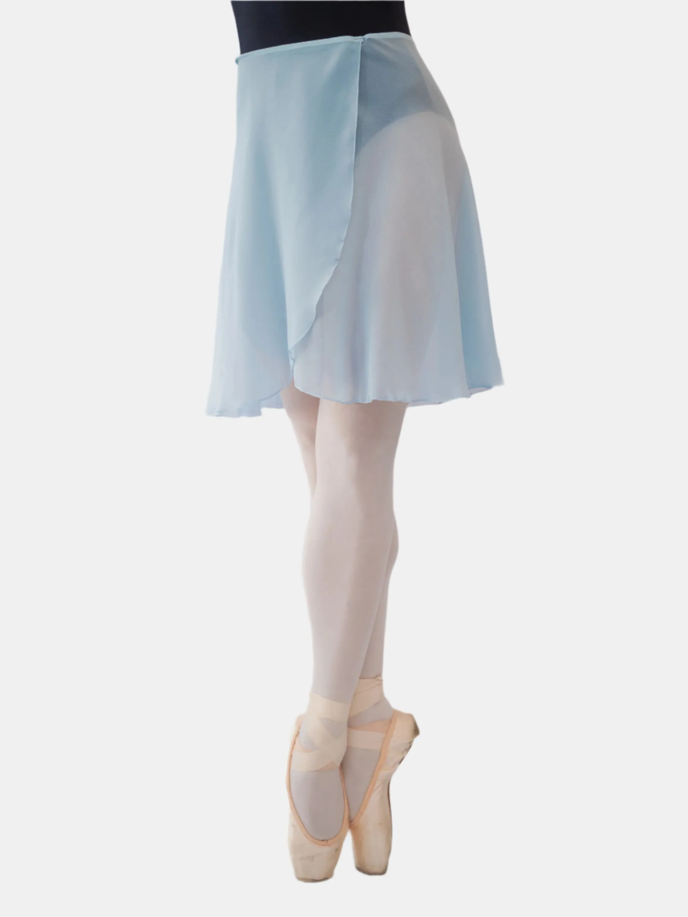 Light Blue Wrap Long Dance Skirt MP339