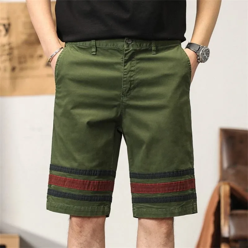 Men's Casual Athletic Short Fashion Fit Young Pants Slim Cargo Shorts | G3612