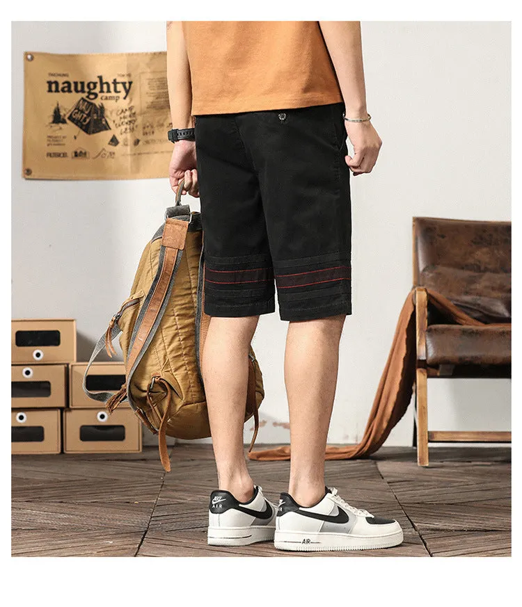 Men's Casual Athletic Short Fashion Fit Young Pants Slim Cargo Shorts | G3612