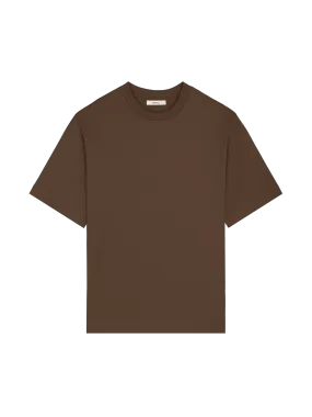 Mens DNA Oversized T-Shirt—cacoa brown