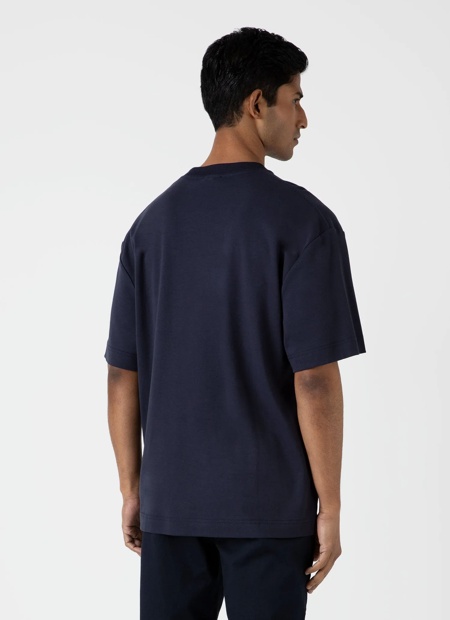 Men's Oversized Heavyweight T-shirt in Navy