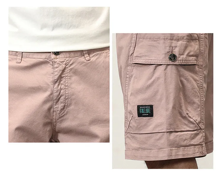 Men's Summer Fashion Cotton Sport Casual Straight Cargo Shorts | G3681