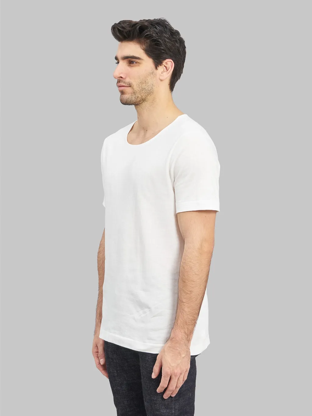 Merz b. Schwanen 114 1920s 5.5oz Loopwheeled Classic Fit T-Shirt White