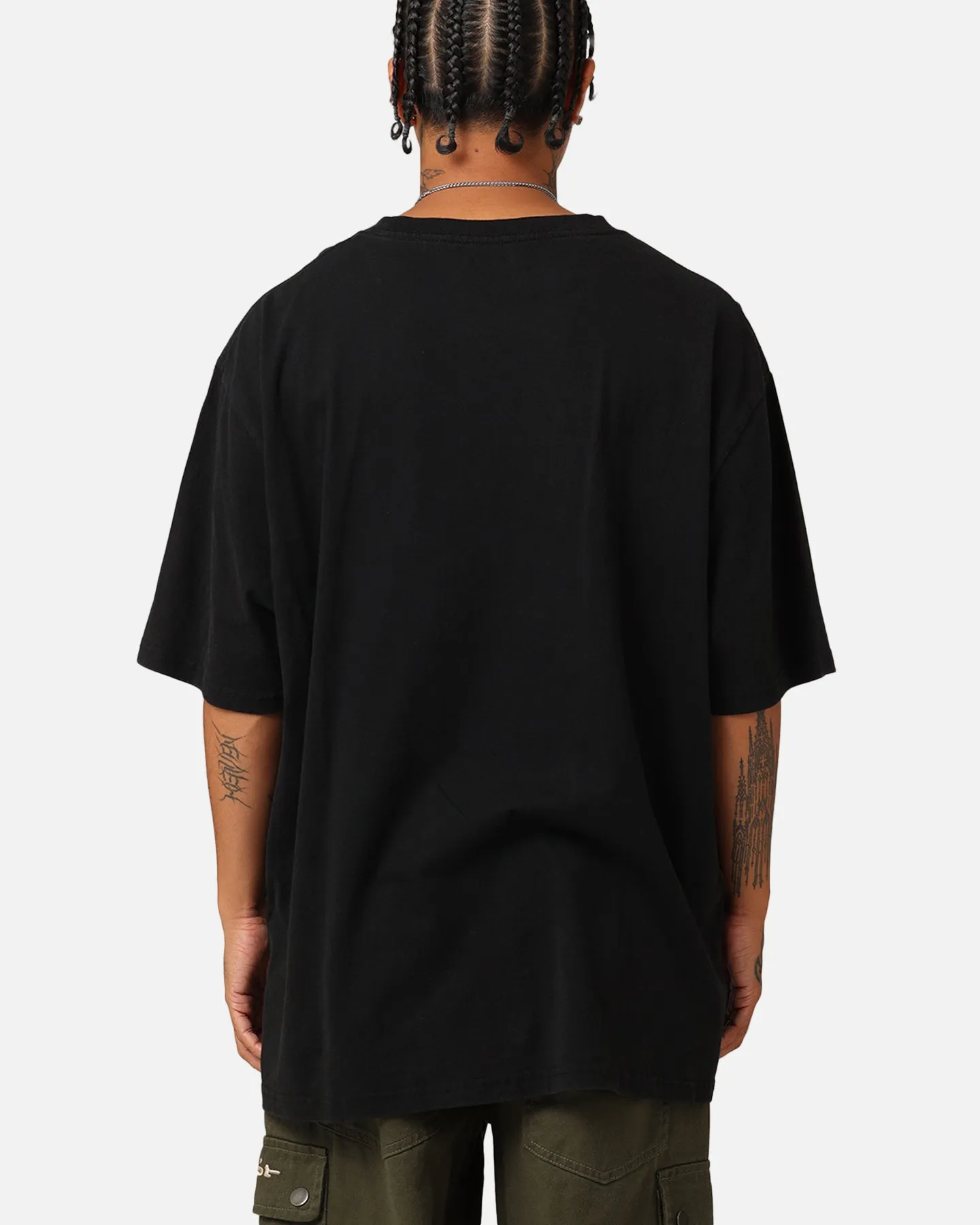 Nas Multicoloured Logo T-Shirt Washed Black