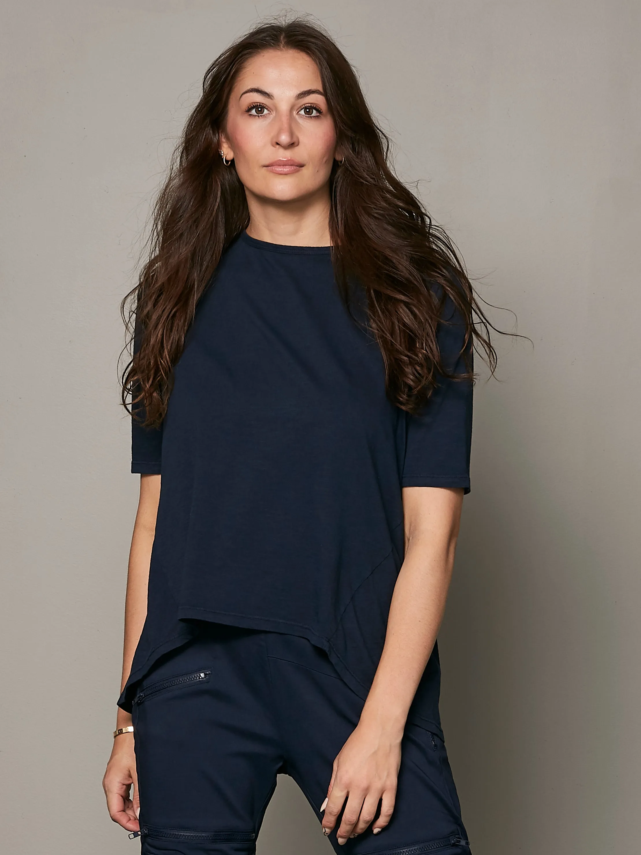 OAKLEE oversize t-shirt - Classic Navy