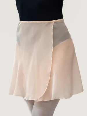 Pink Blush Wrap Short Dance Skirt MP345