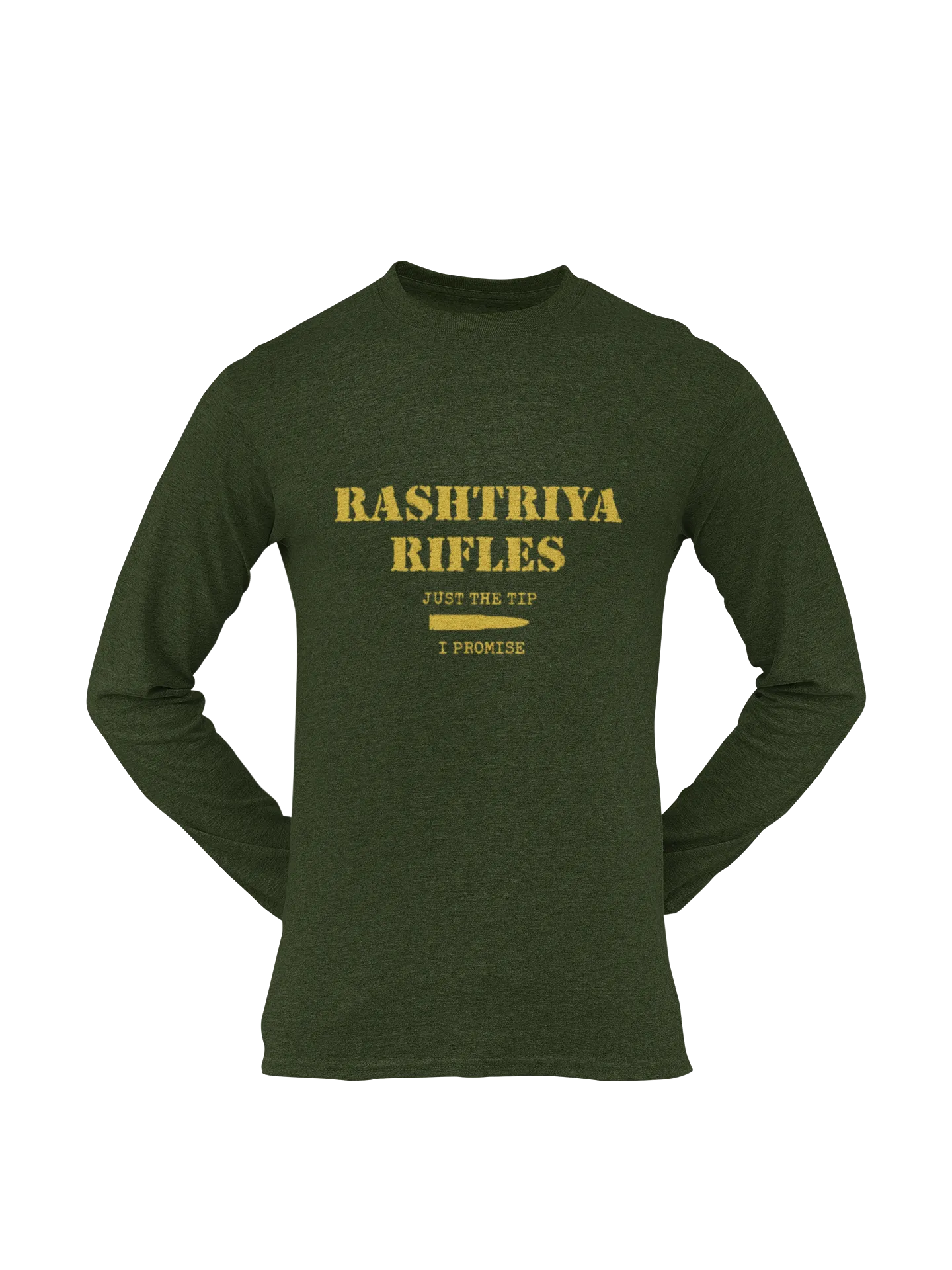 Rashtriya Rifles T-shirt - RR Just the Tip, I Promise ( Men)