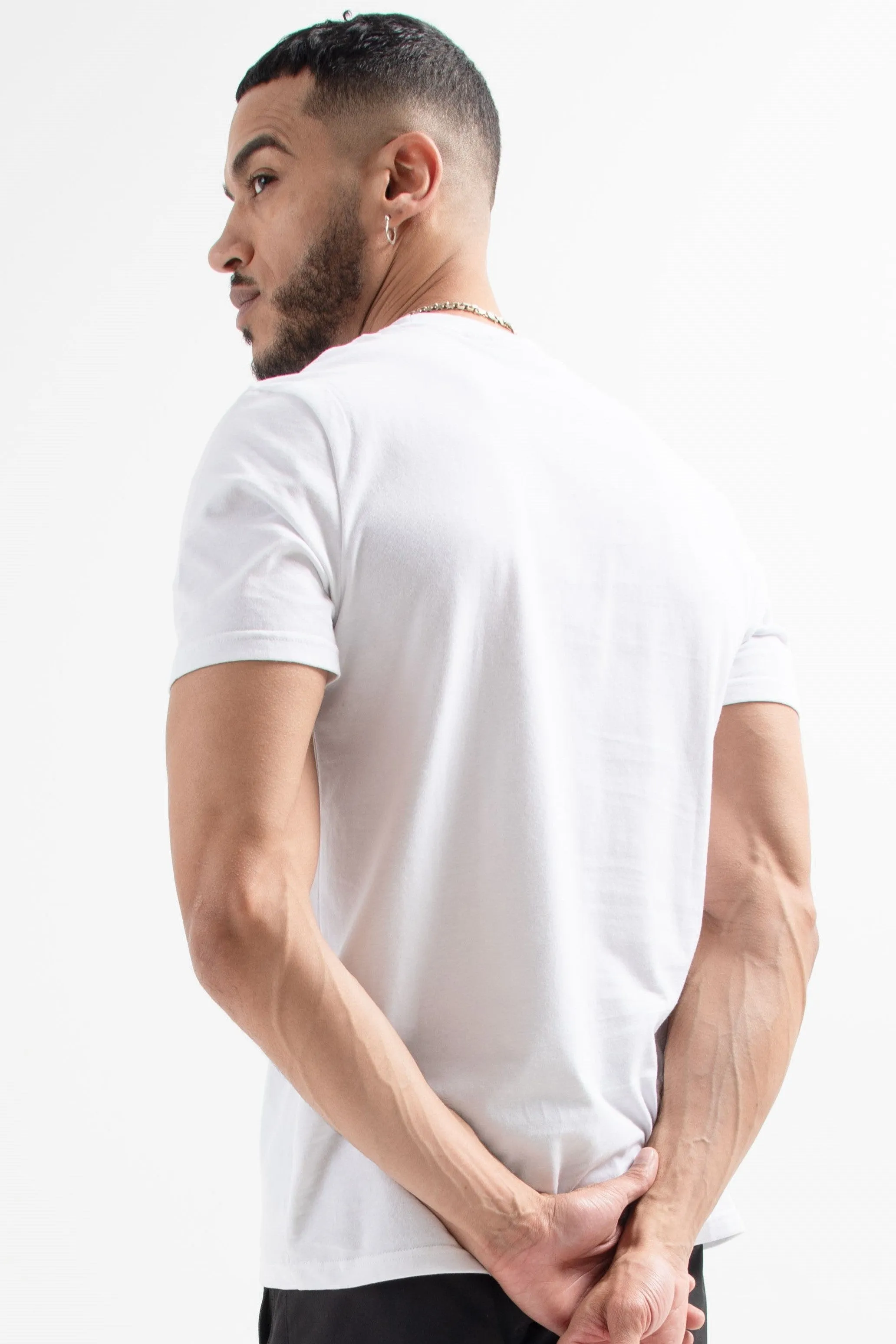 Regular Fit 100% Cotton T-Shirt - White