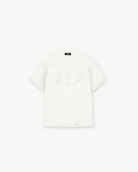 Rep Applique T-Shirt - Flat White