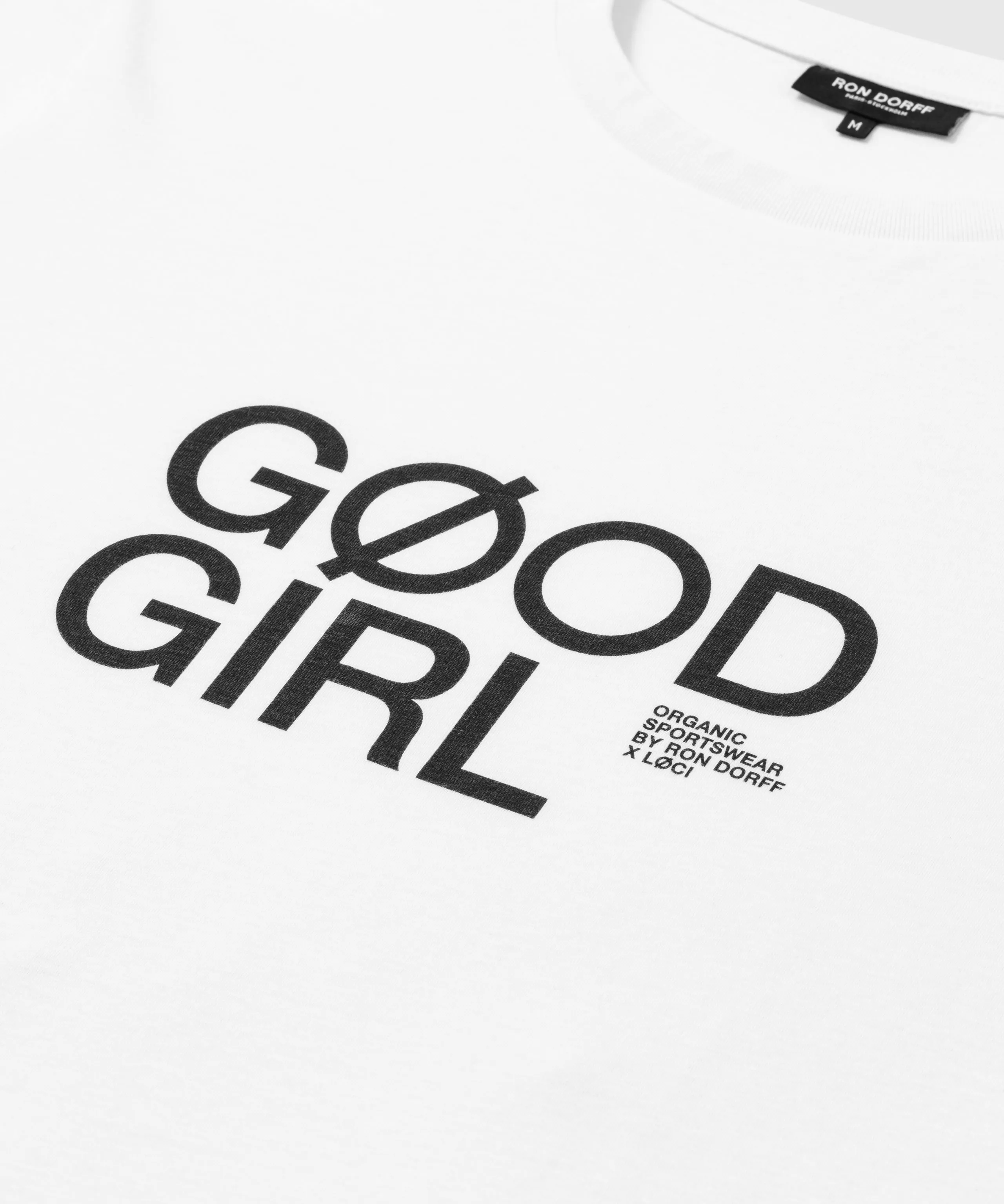 RON DORFF x LØCI Organic Cotton T-Shirt GØOD GIRL: White