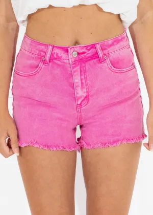 Sara Acid Washed Shorts FINAL SALE