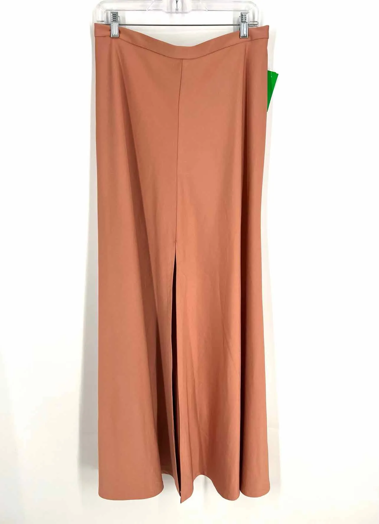 Size 16 Peach Solid Maxi Designer Skirt