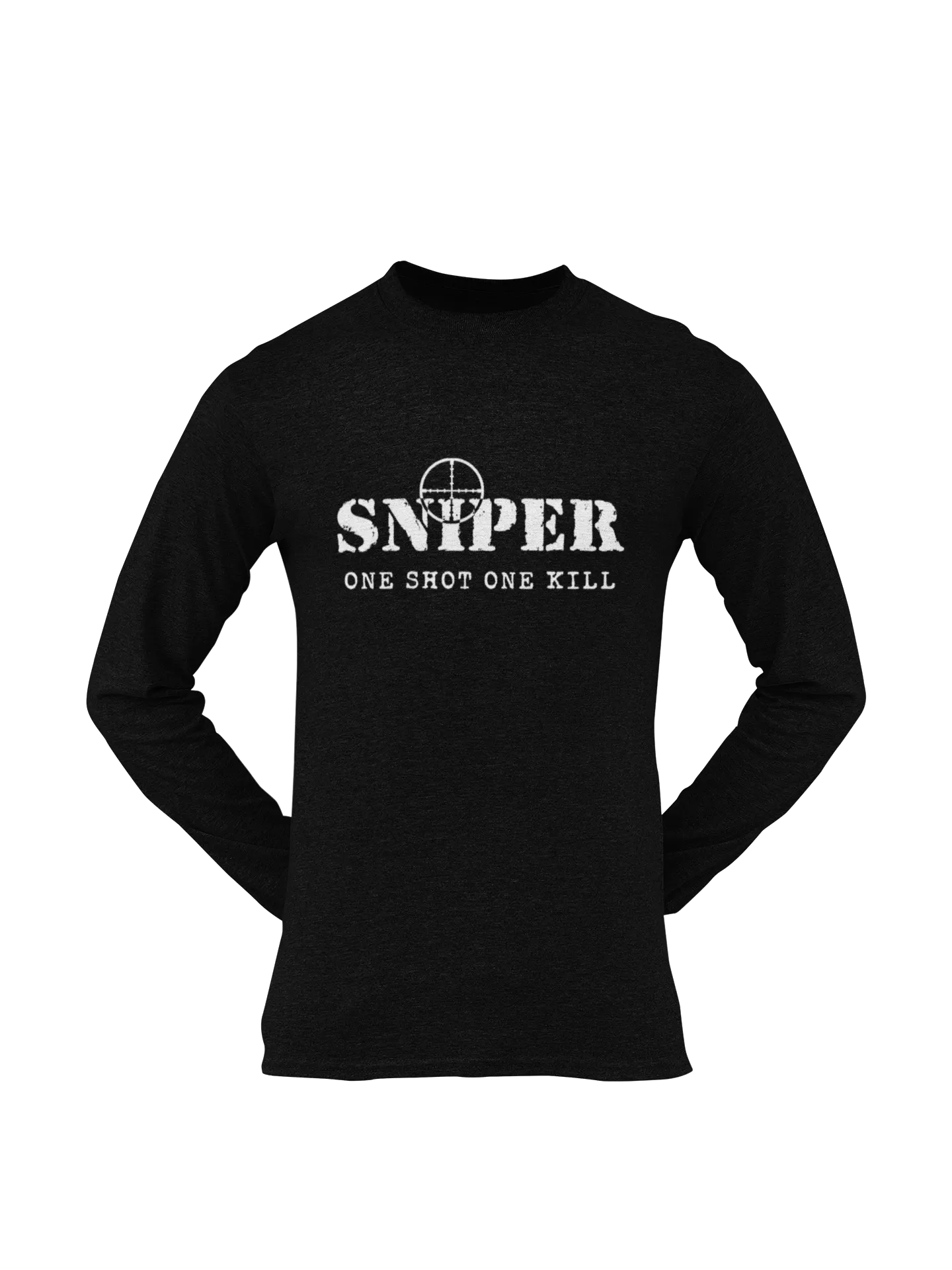 Sniper T-shirt - Sniper, One Shot, One Kill (Men)