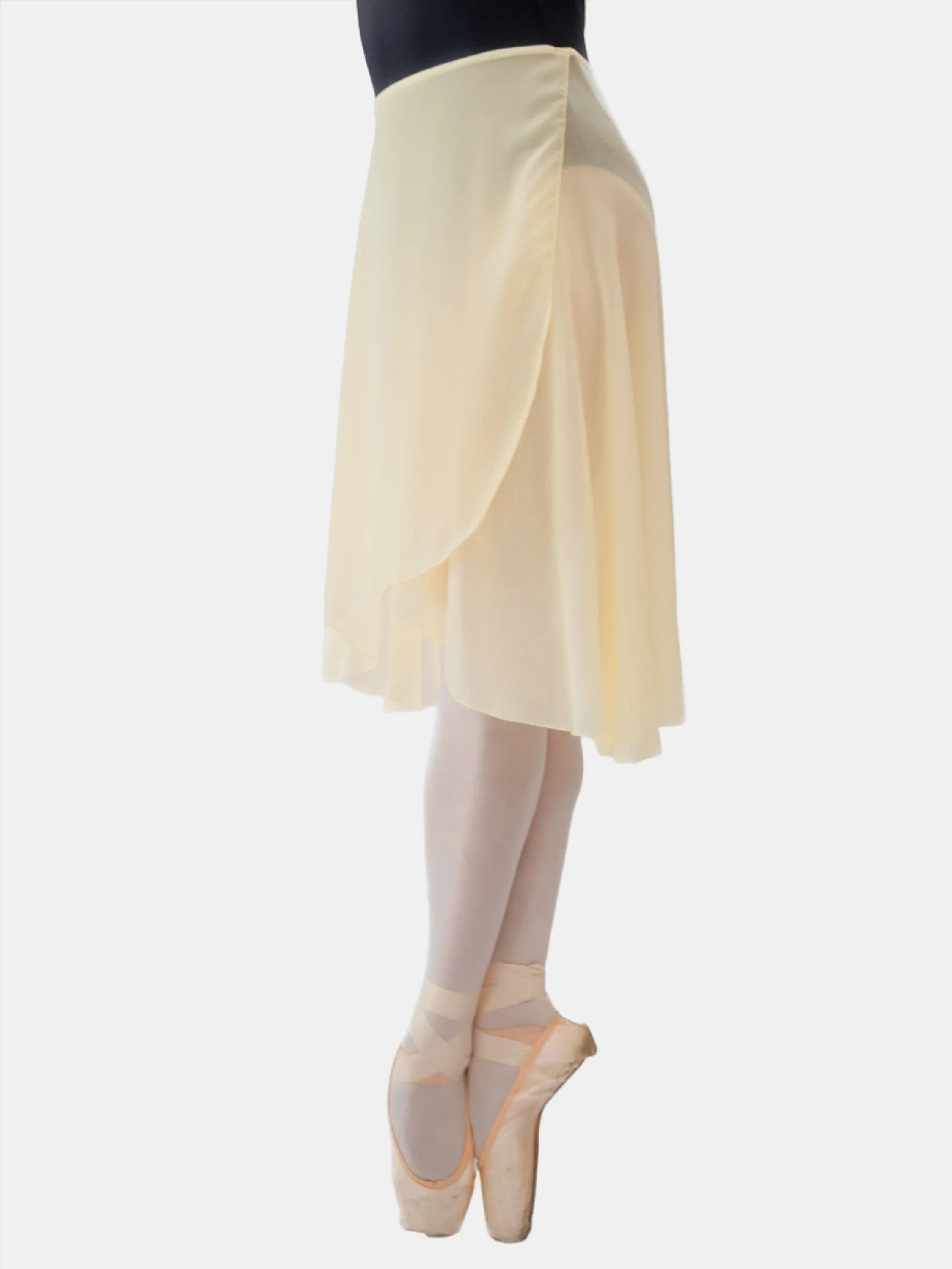 Straw Yellow Wrap Long Dance Skirt MP310