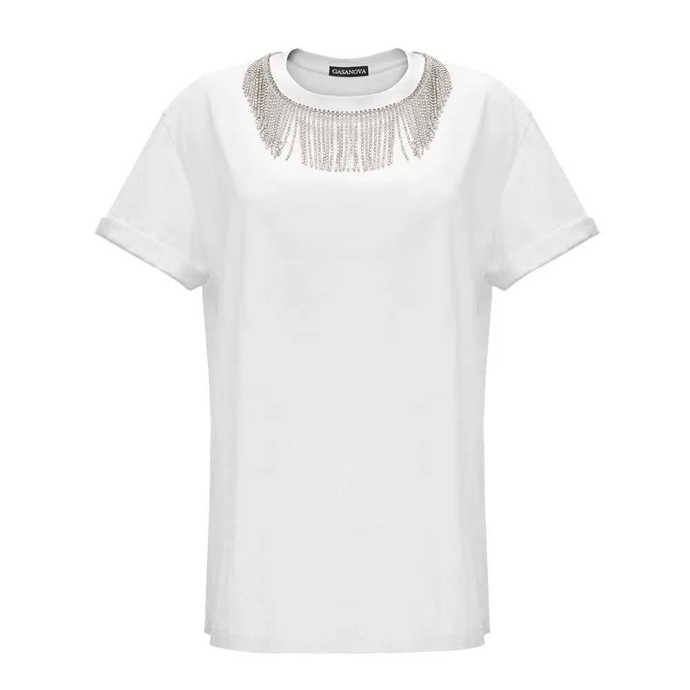 T-shirt With Crystals