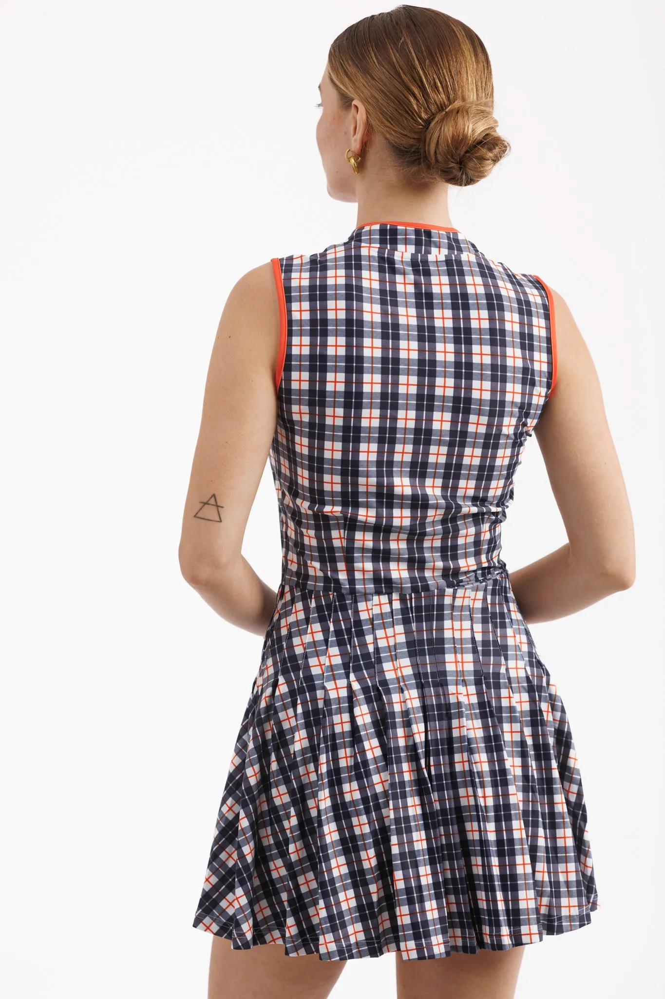 Tailgate Collection Mackenzie Dress - Auburn Plaid