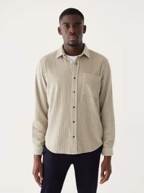 The Corduroy Shirt in Sand