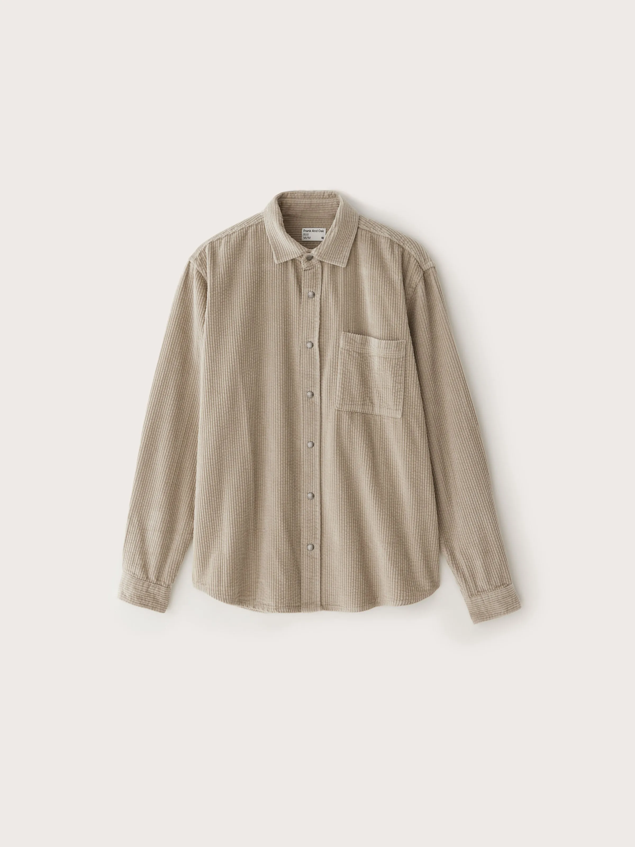 The Corduroy Shirt in Sand