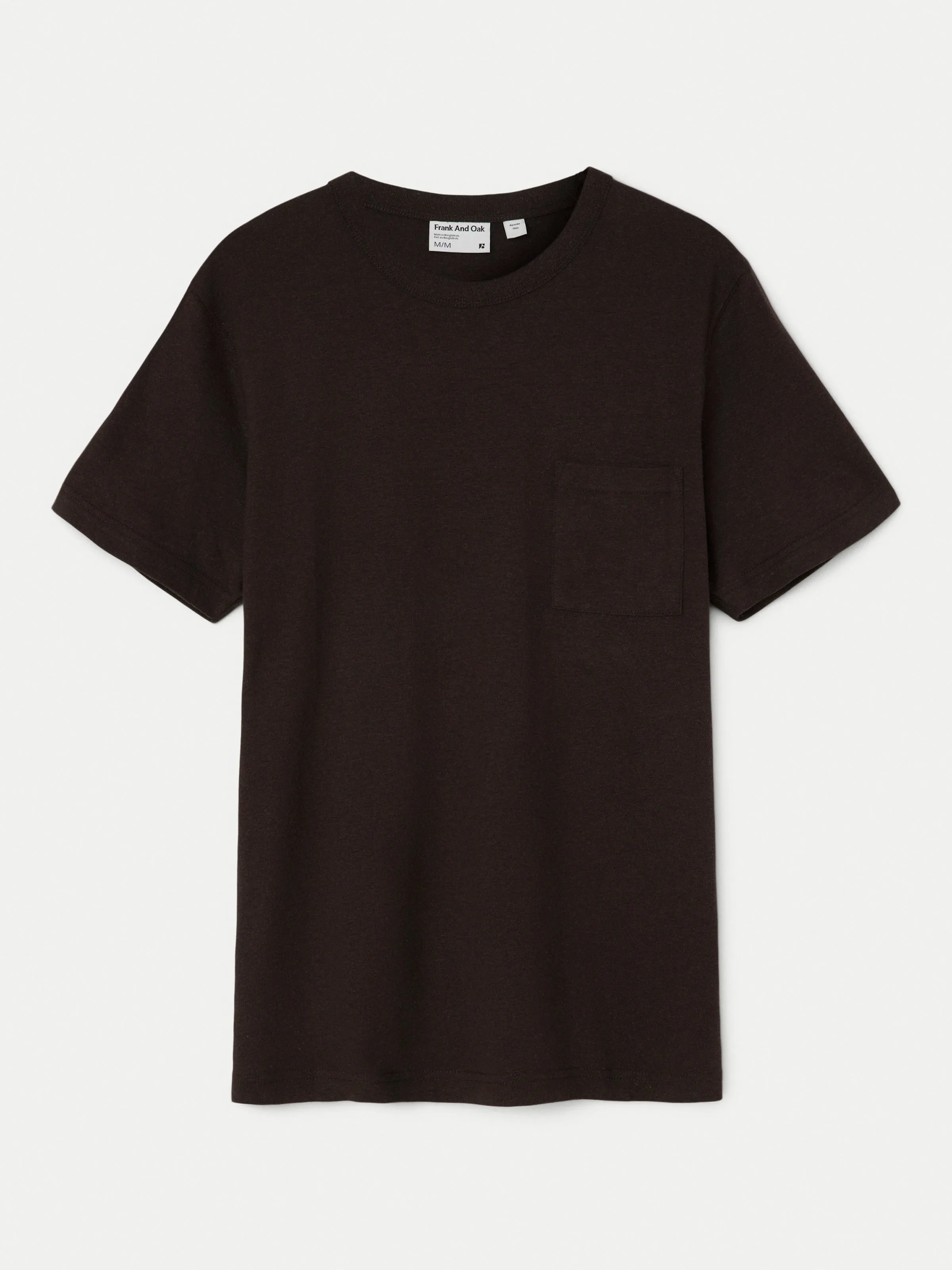 The Slim Hemp T-Shirt in Dark Chocolate