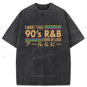 Tokyo-Tiger 90'S R&B Japanese Washed T-Shirt