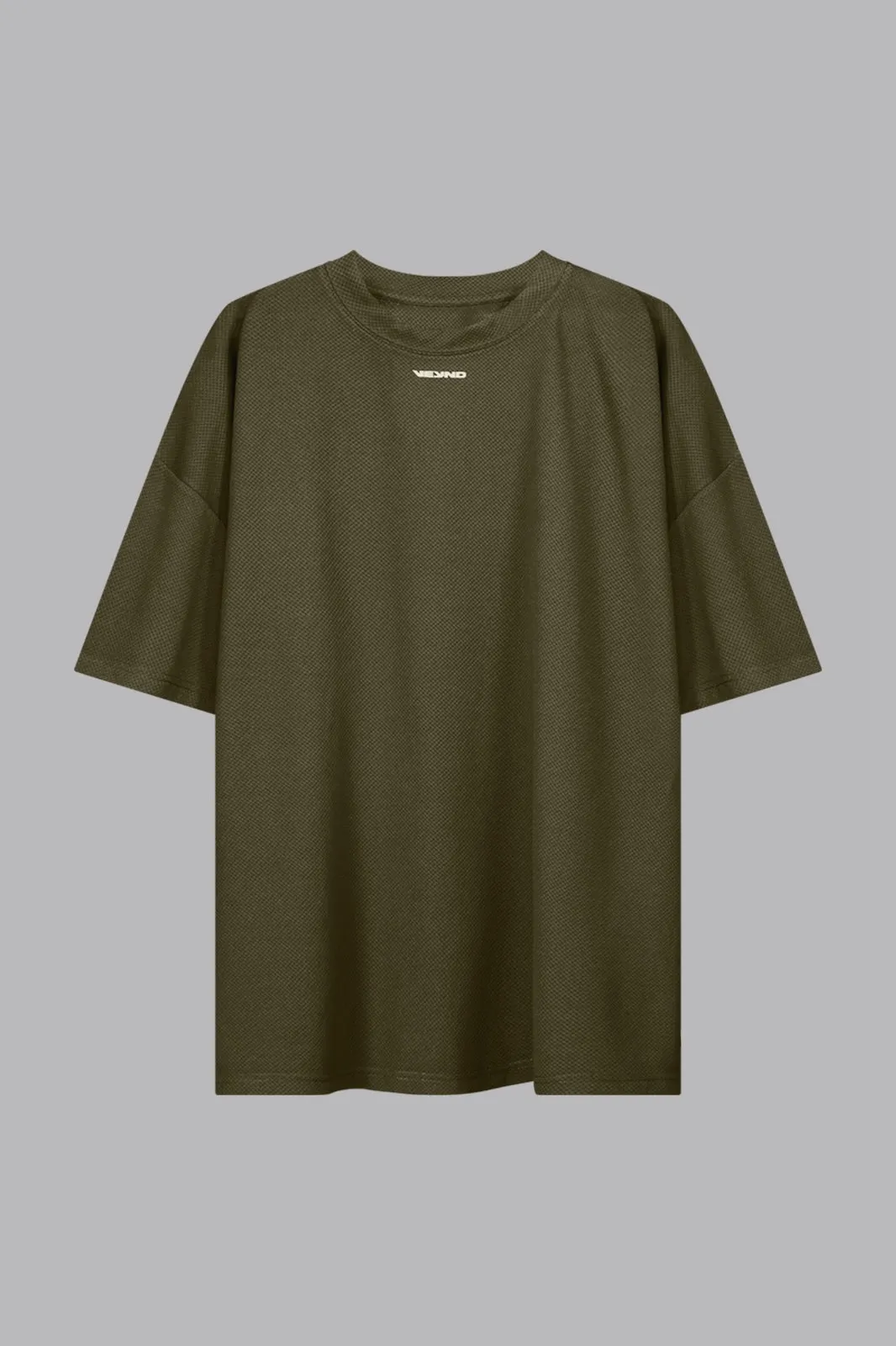 V_DRY GRAPHIC BOXY T-SHIRT - Khaki